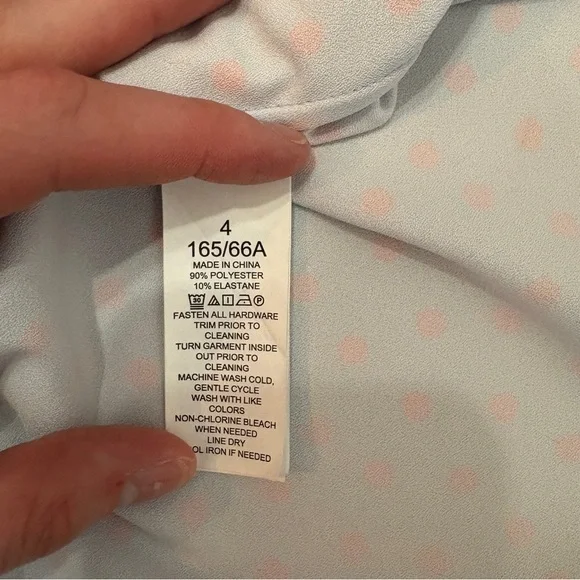 Kate Spade Blue and Red Polka Dot A-Line Skirt - Picture 6 of 6